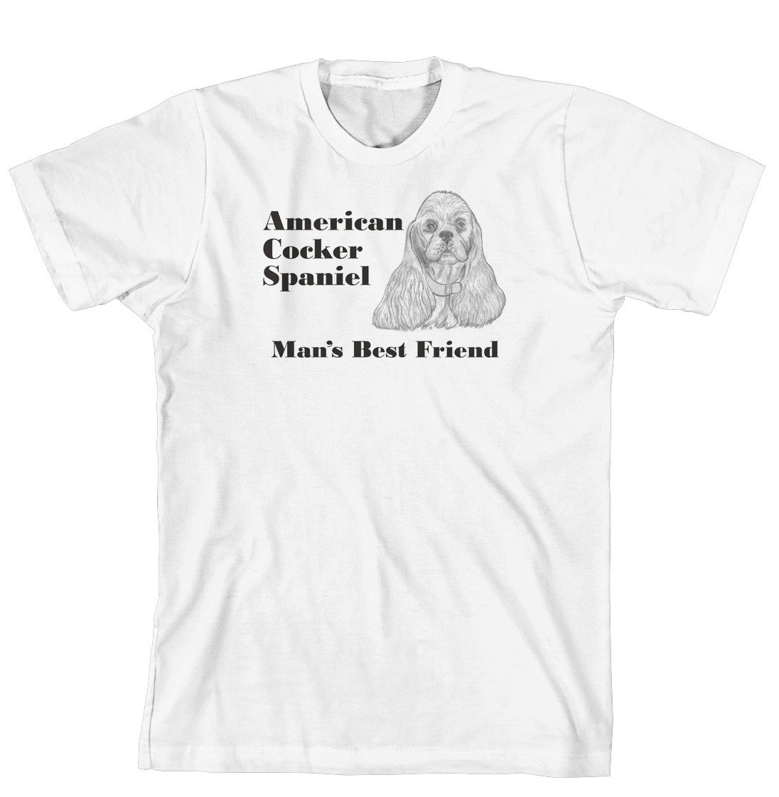 Man's Best Friend Dog Breed T-Shirt - American Cocker Spaniel (170-0072-198)