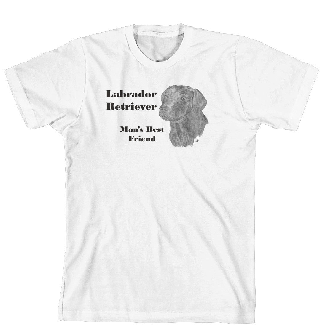 Man's Best Friend Dog Breed T-Shirt - Labrador Retriever (284A) (170-0072-284A)
