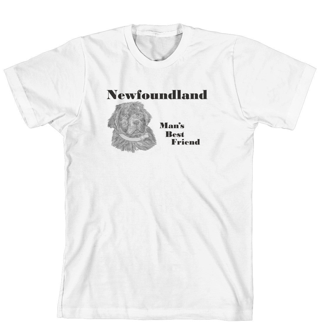 Man's Best Friend Dog Breed T-Shirt - Newfoundland (170-0072-306)