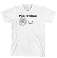 Man's Best Friend Dog Breed T-Shirt - Pomeranian (170-0072-338)