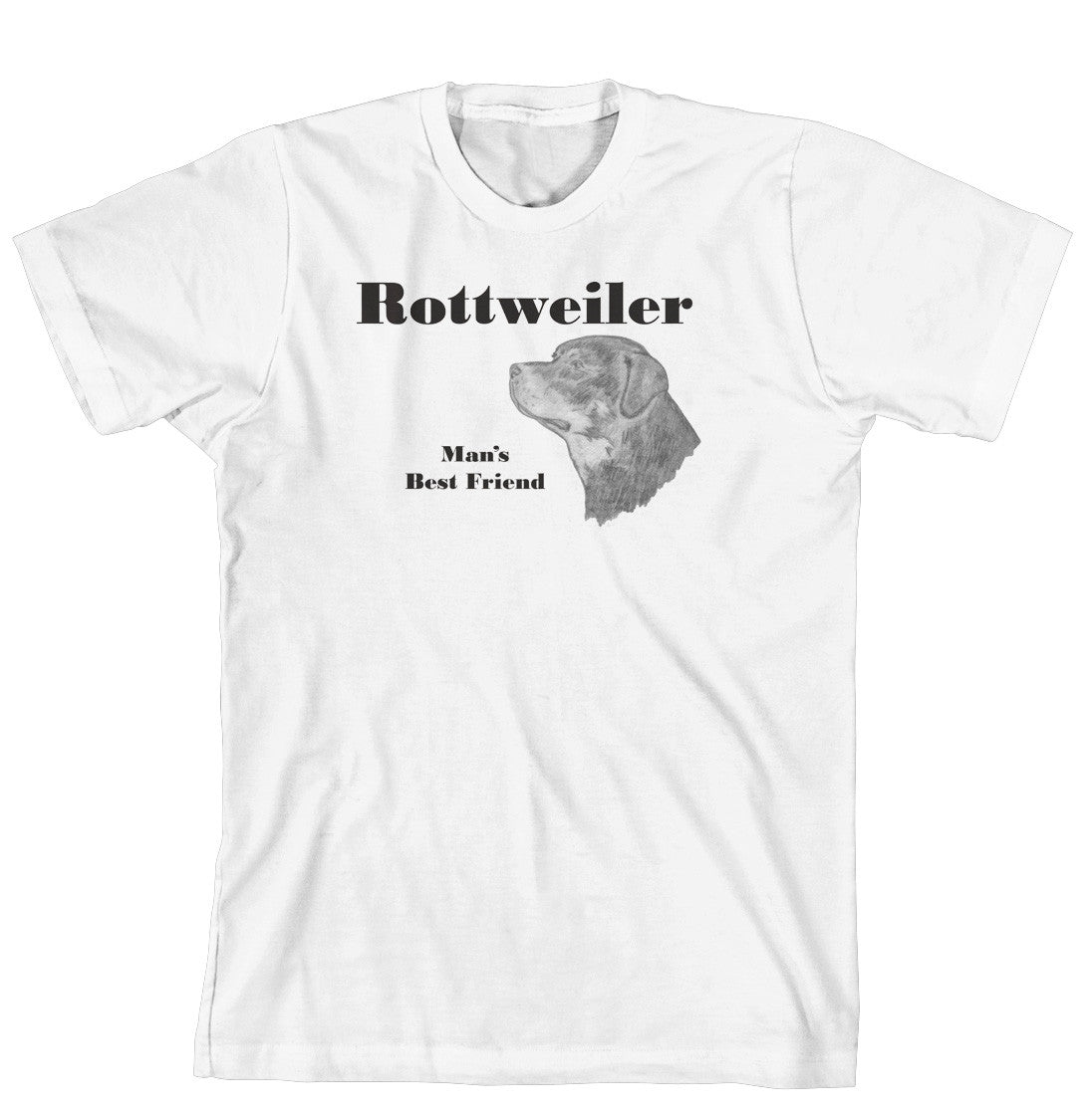 Man's Best Friend Dog Breed T-Shirt - Rottweiler (170-0072-352)