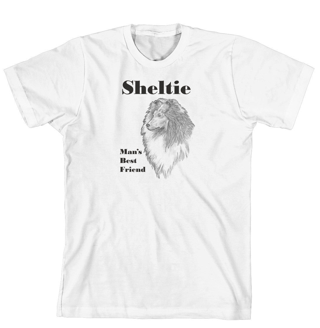 Man's Best Friend Dog Breed T-Shirt - Sheltie (368AB) (170-0072-368AB)