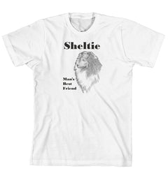 Man's Best Friend Dog Breed T-Shirt - Sheltie (368AB) (170-0072-368AB)