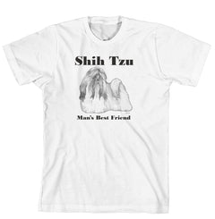 Man's Best Friend Dog Breed T-Shirt - Shih Tzu (327A) (170-0072-372A)