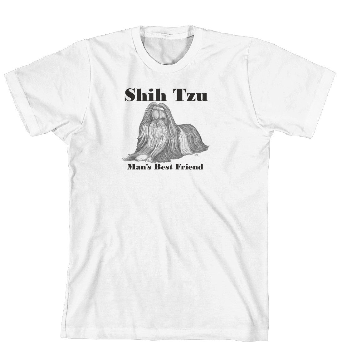 Man's Best Friend Dog Breed T-Shirt - Shih Tzu (327B) (170-0072-372B)