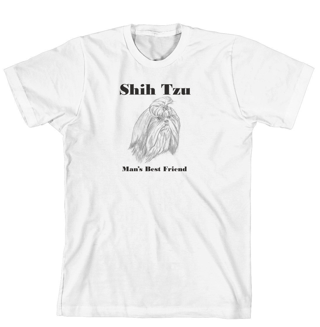 Man's Best Friend Dog Breed T-Shirt - Shih Tzu (327C) (170-0072-372C)