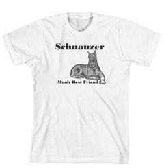 Man's Best Friend Dog Breed T-Shirt - Schnauzer (170-0072-388)