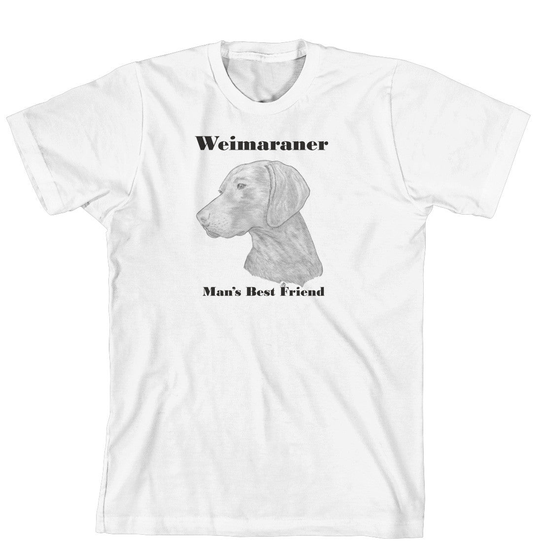 Man's Best Friend Dog Breed T-Shirt - Weimaraner (170-0072-402)