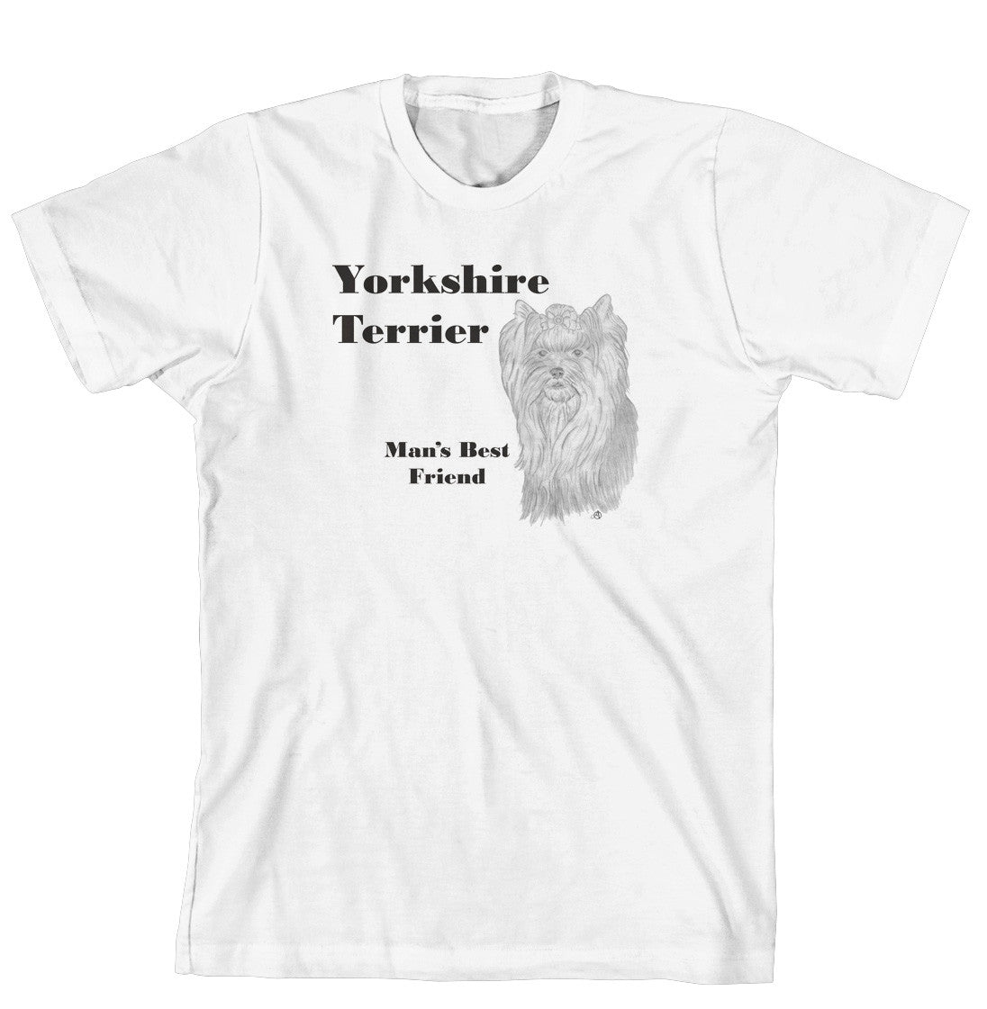 Man's Best Friend Dog Breed T-Shirt - Yorkshire Terrier (170-0072-416)