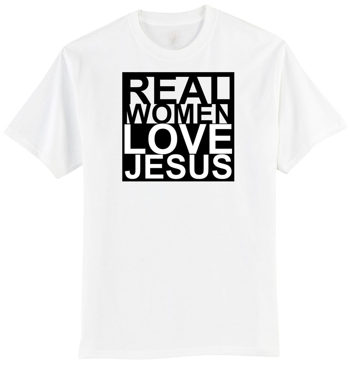 T-Shirt - Real Women Love Jesus (170-0078-001)