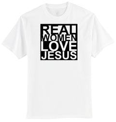 T-Shirt - Real Women Love Jesus (170-0078-001)