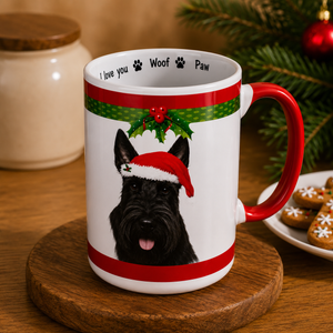 E&S Pets Scottish Terrier (Scottie) Christmas Mug