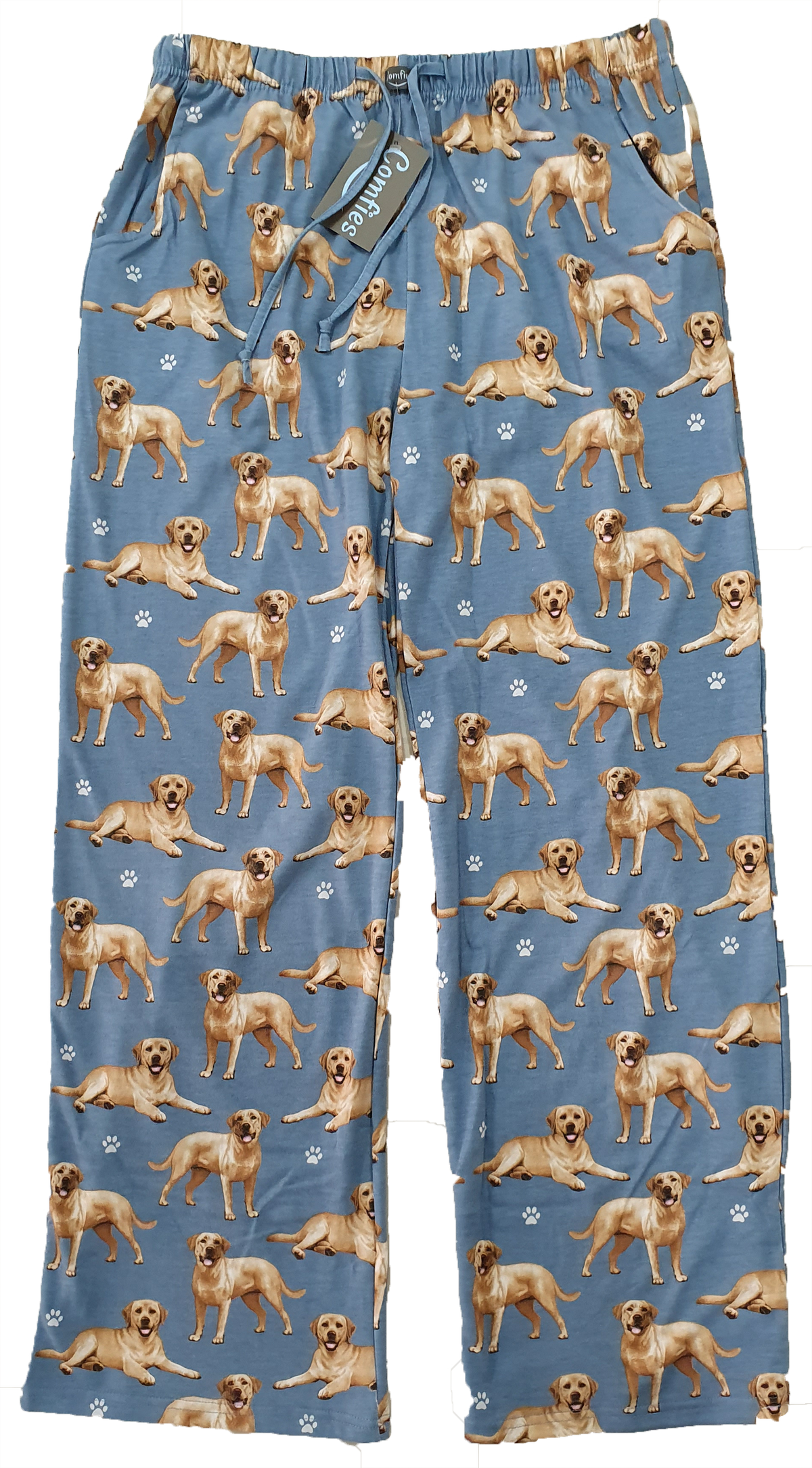 Comfies Unisex Pajama Bottoms - Yellow Labrador Retriever (Lab)