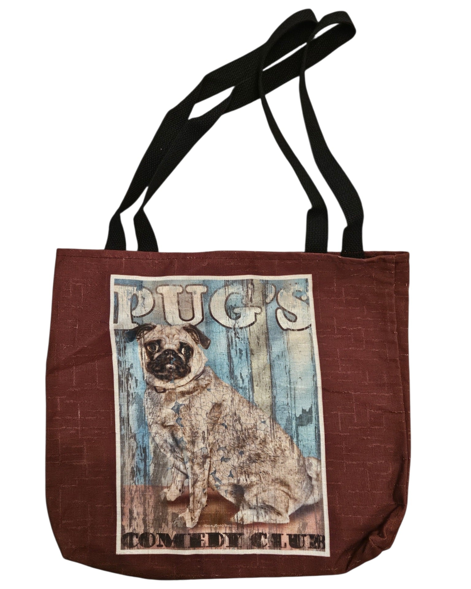 Dog Crossing Tote Bag - Pug