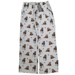 Comfies Unisex Pajama Bottoms - Chocolate Labrador Retriever (Lab)