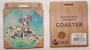 E&S Imports Ceramic Pet Coasters - Dalmatian (250-47)