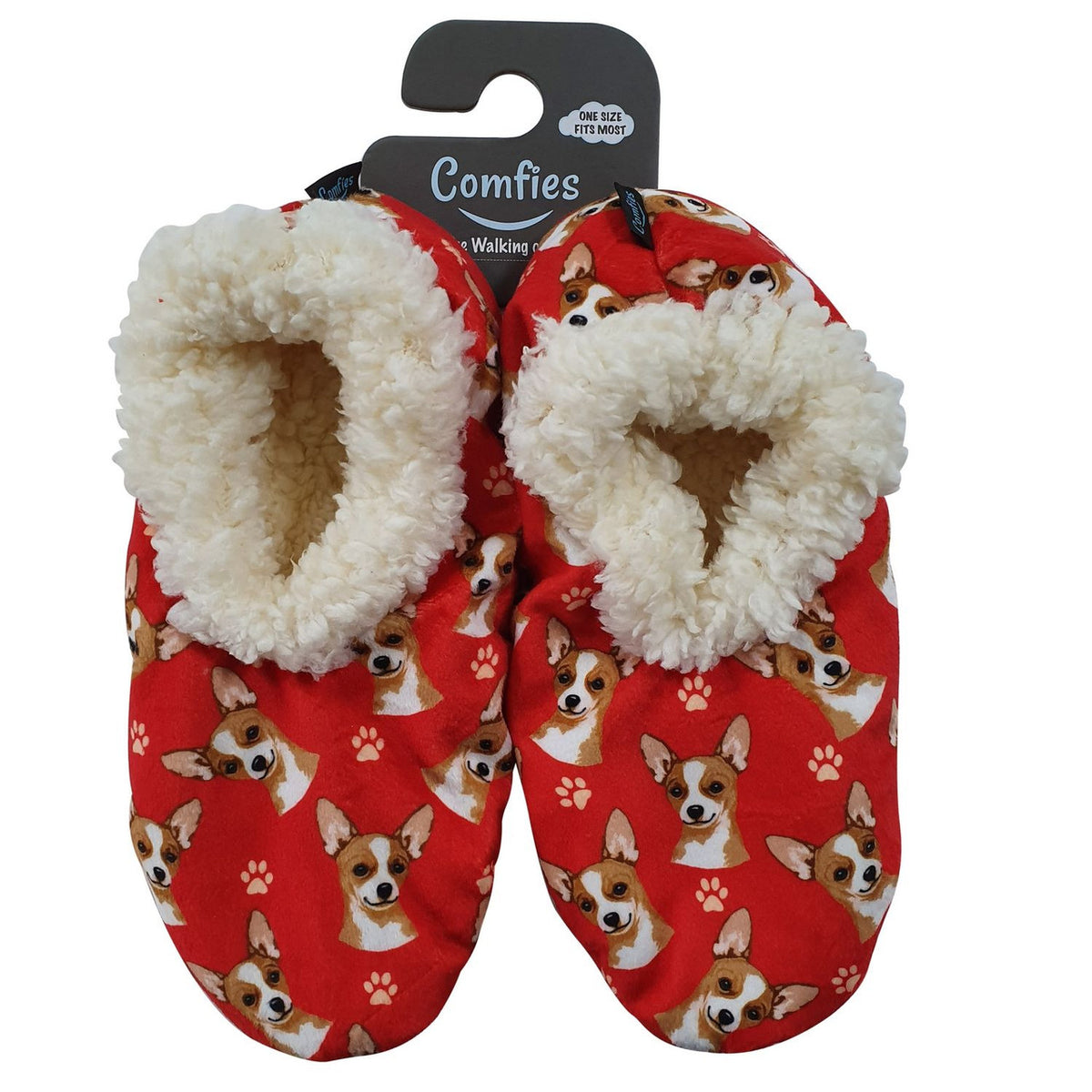 Comfies Pet Lover Slippers by E&S Imports - Chihuahua-Fawn (281-10)