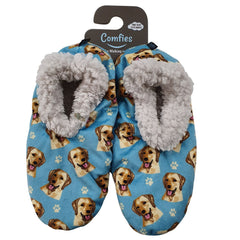 Comfies Pet Lover Slippers by E&S Imports - Yellow Labrador Retriever (281-20)
