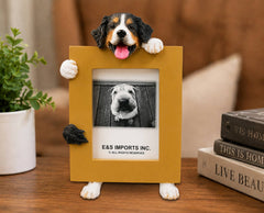 Bernese Mountain (2 1/2x3 1/2) Small Photo Picture Ceramic Frame from E&S Imports