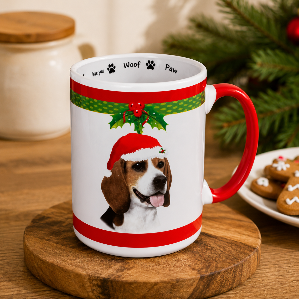 E&S Pets Beagle Christmas Mug