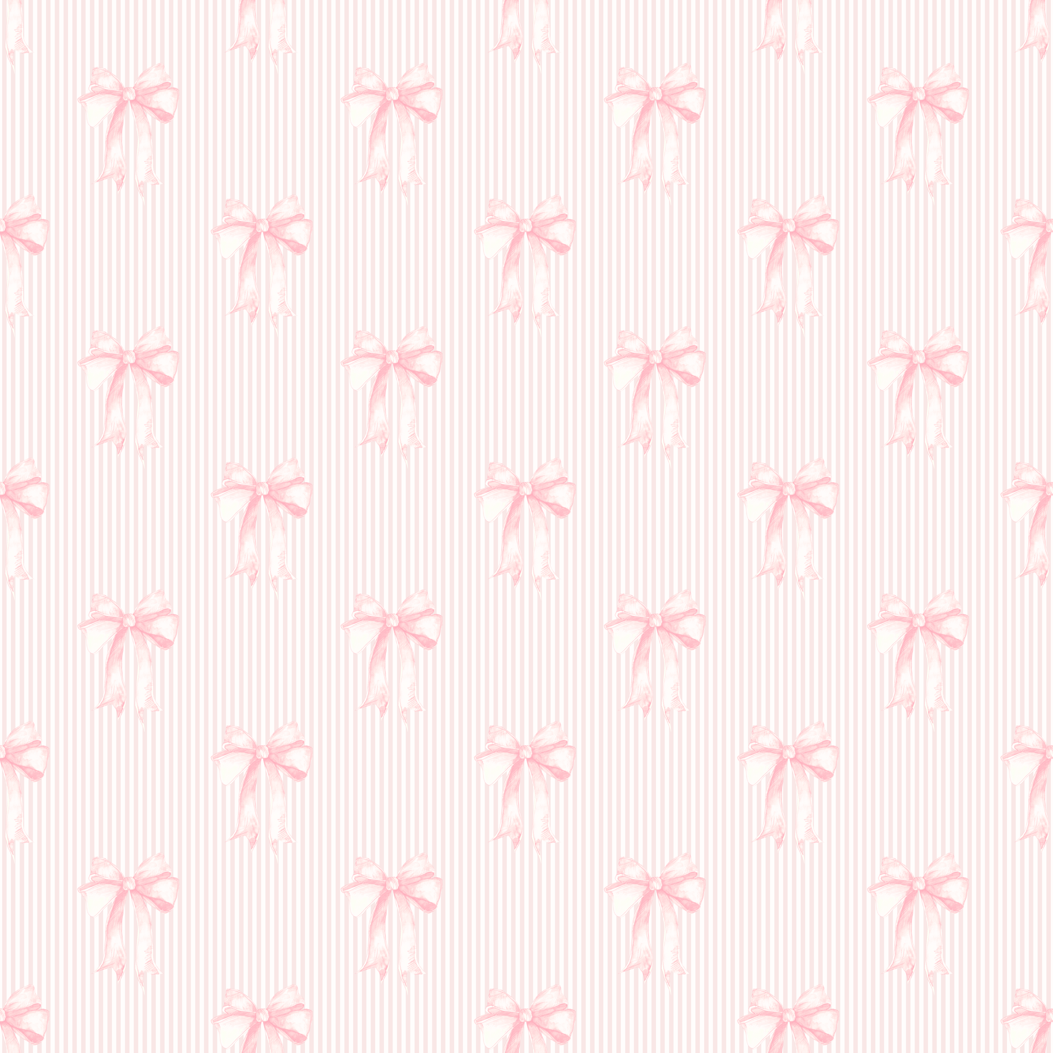 Pink Bows Baby Gown