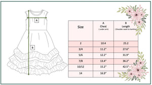 Butter 3 Ruffle Dress