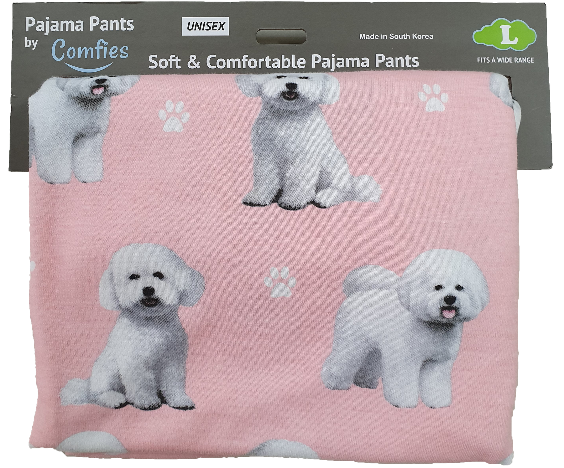 Comfies Unisex Pajama Bottoms -Bichon Frise