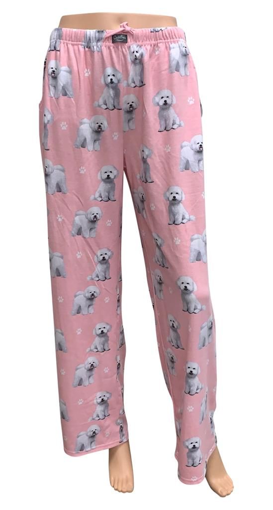 Comfies Unisex Pajama Bottoms -Bichon Frise
