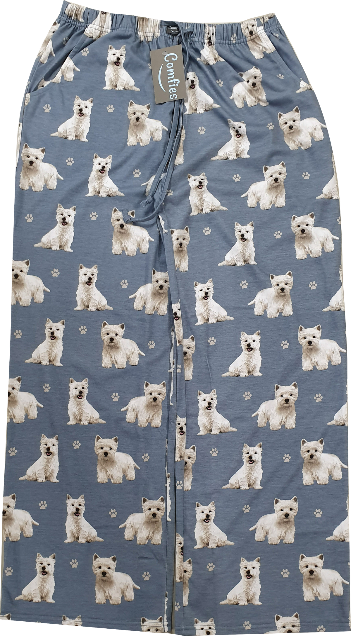 Comfies Unisex Pajama Bottoms - West Highland Terrier (Westie)