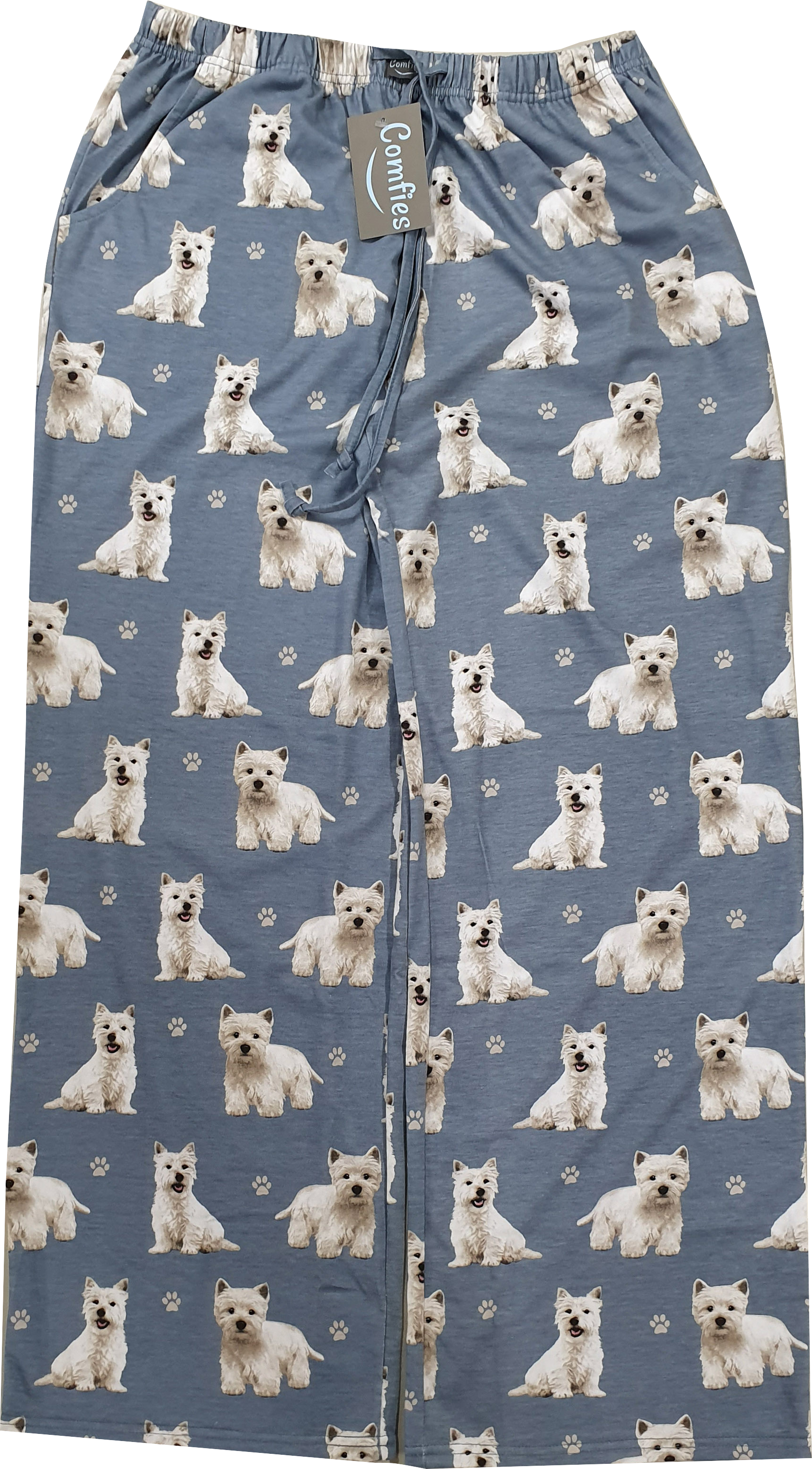 Comfies Unisex Pajama Bottoms - West Highland Terrier (Westie)