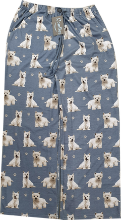 Comfies Unisex Pajama Bottoms - West Highland Terrier (Westie)