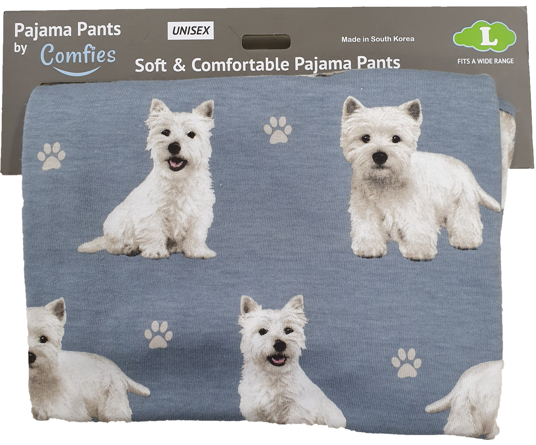 Comfies Unisex Pajama Bottoms - West Highland Terrier (Westie)