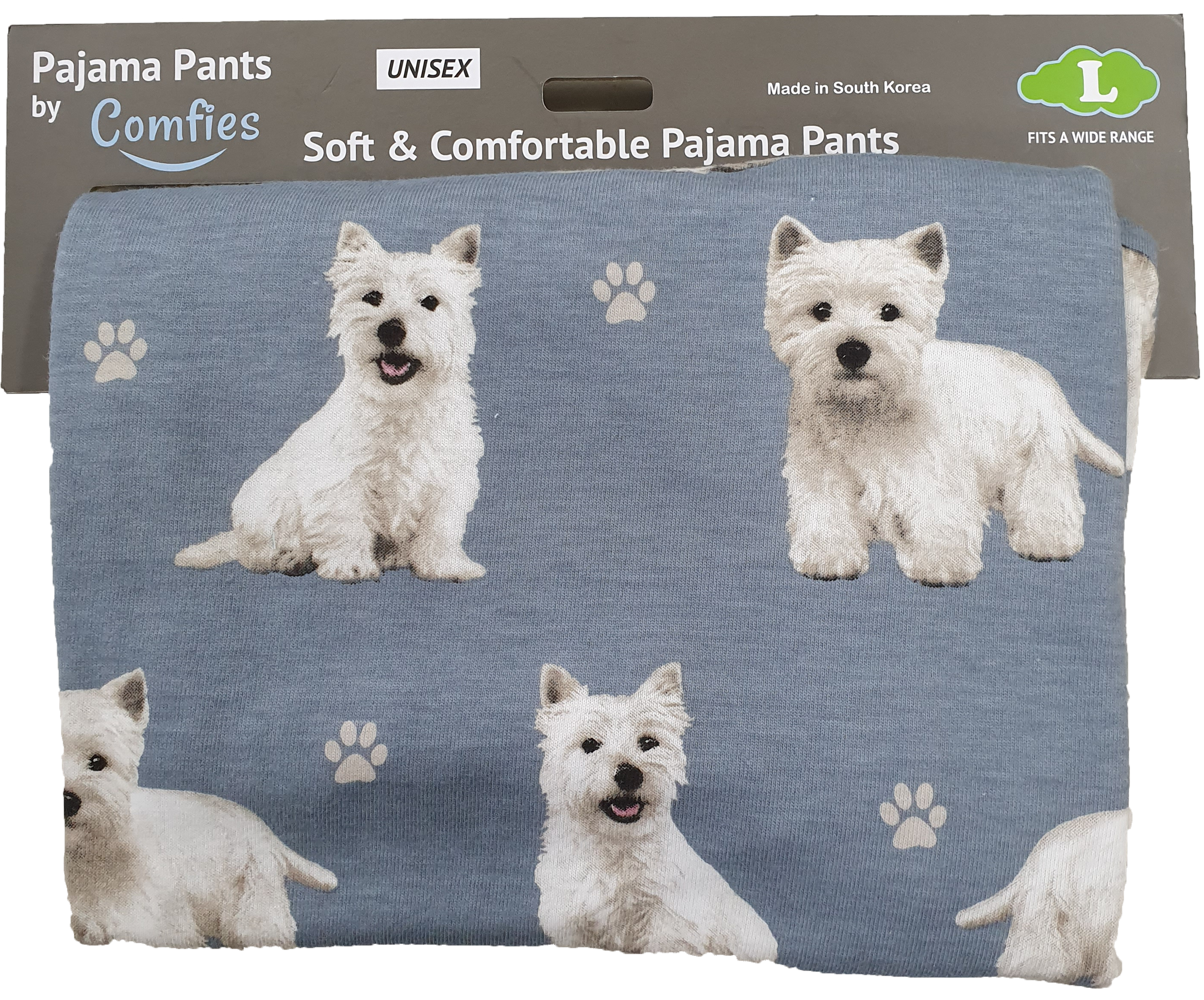 Comfies Unisex Pajama Bottoms - West Highland Terrier (Westie)