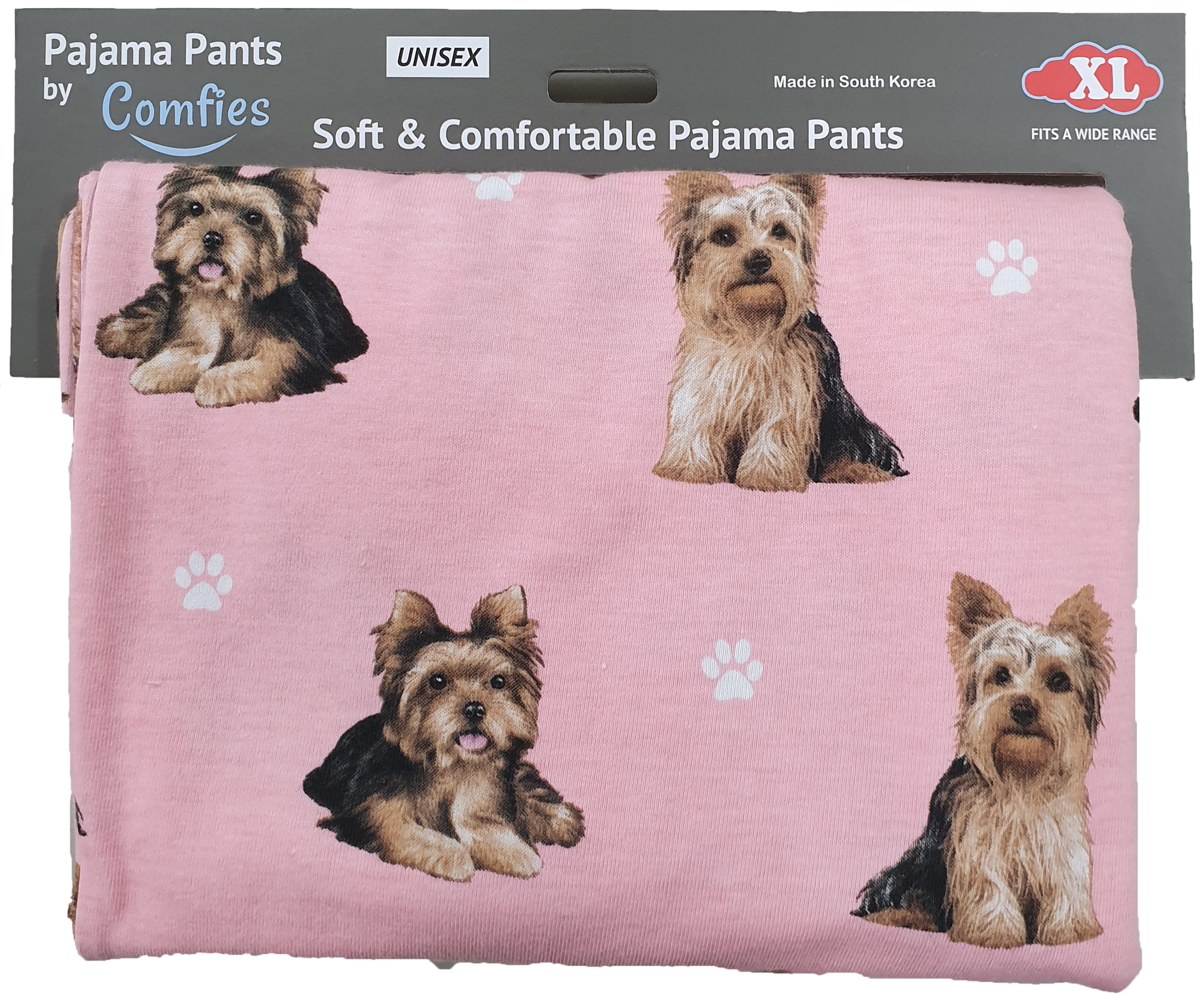 Comfies Unisex Pajama Bottoms - Yorkshire Terrier (Yorkie)