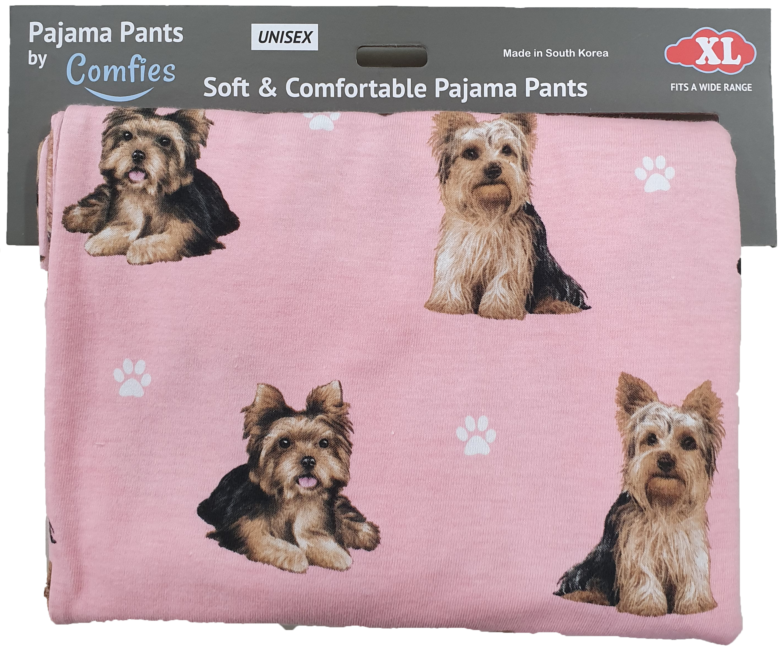 Comfies Unisex Pajama Bottoms - Yorkshire Terrier (Yorkie)