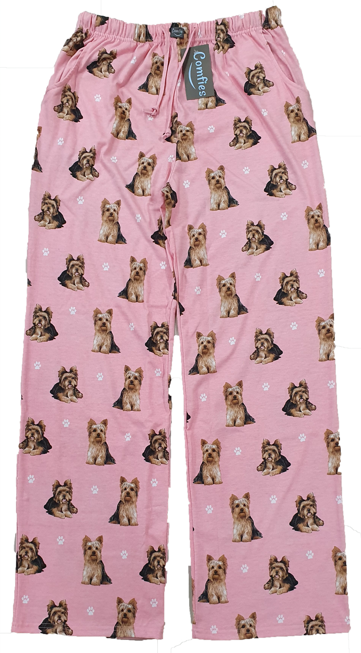 Comfies Unisex Pajama Bottoms - Yorkshire Terrier (Yorkie)