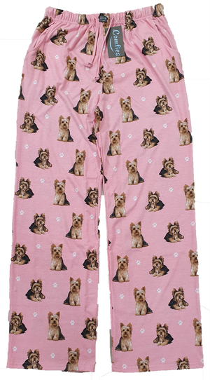Comfies Unisex Pajama Bottoms - Yorkshire Terrier (Yorkie)