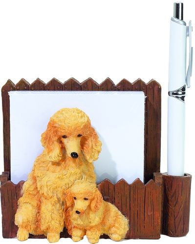 E&S Imports Pet Notes-Poodle (Apricot) (46480-30)