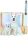 E&S Imports Pet Notes-German Shepherd, White (E&S-46480-75W)