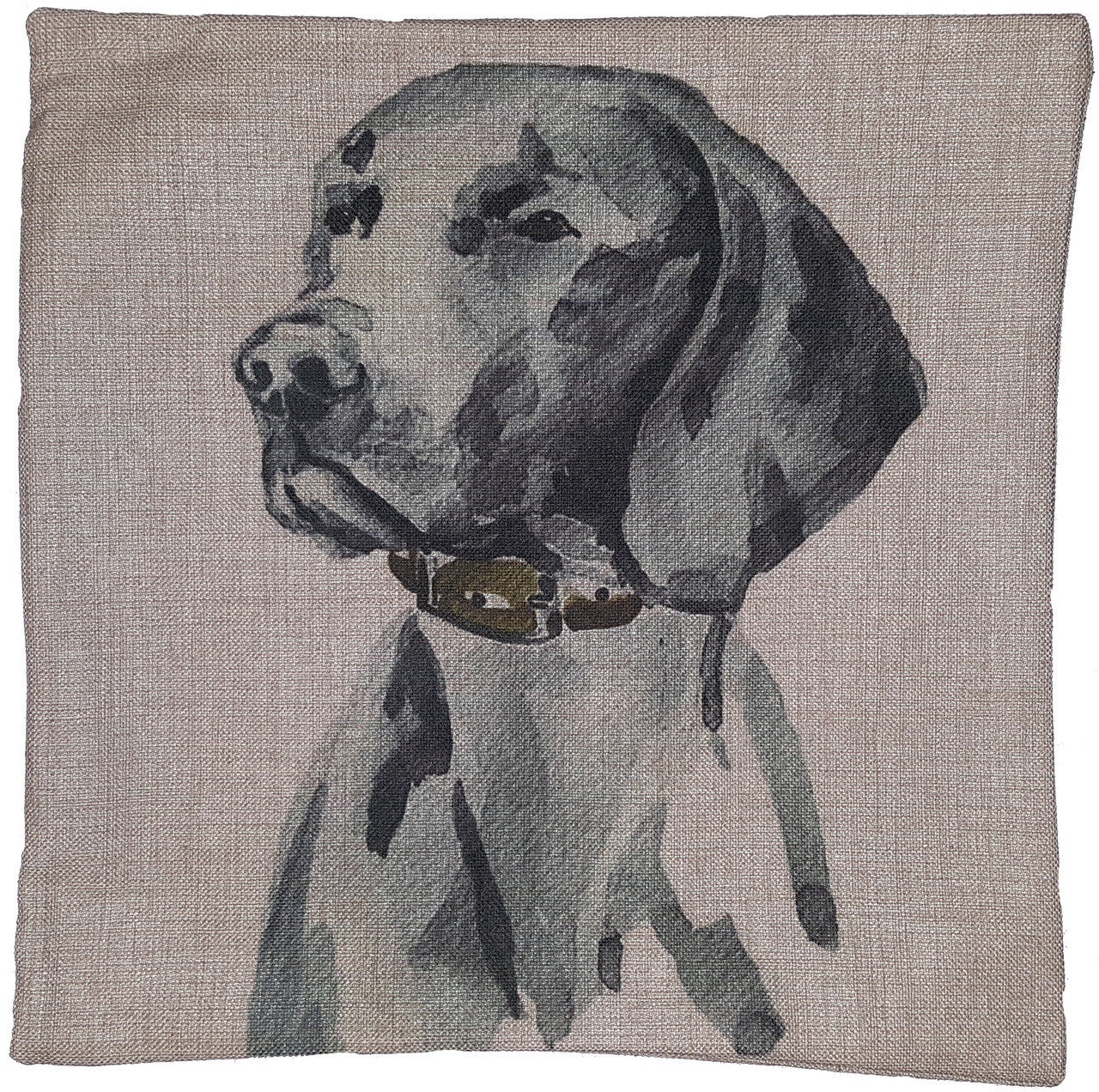 Cotton & Linen Dog Pillow - Weimeraner (10363)