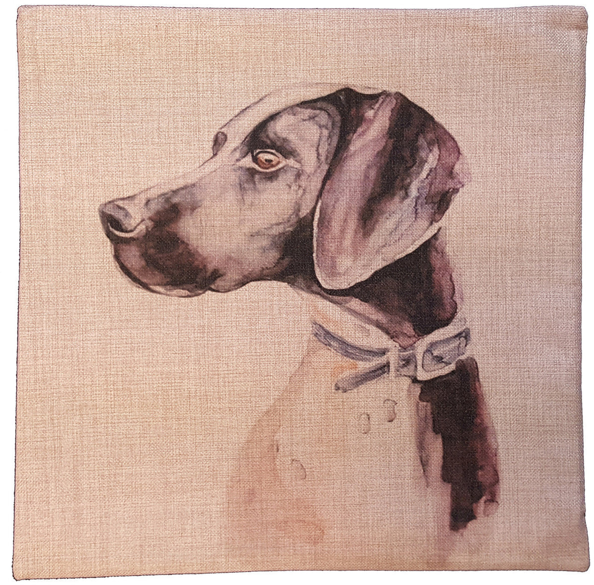 Cotton & Linen Dog Pillow - Great Dane (10369)