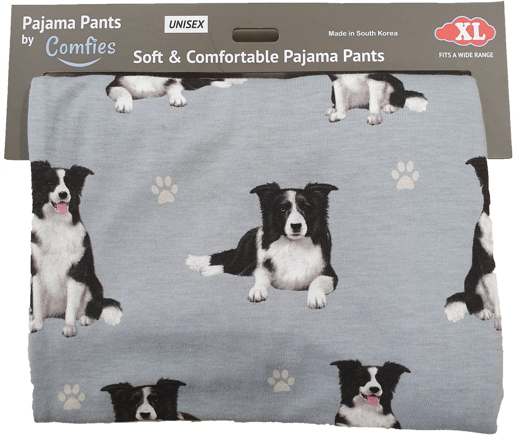 Comfies Unisex Pajama Bottoms - Border Collie