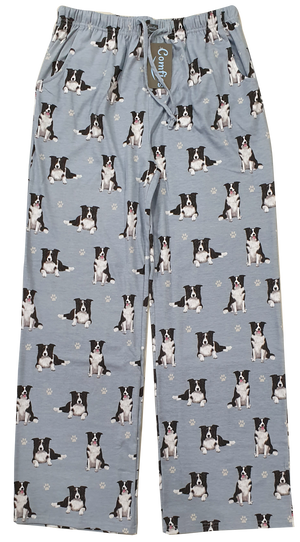 Comfies Unisex Pajama Bottoms - Border Collie