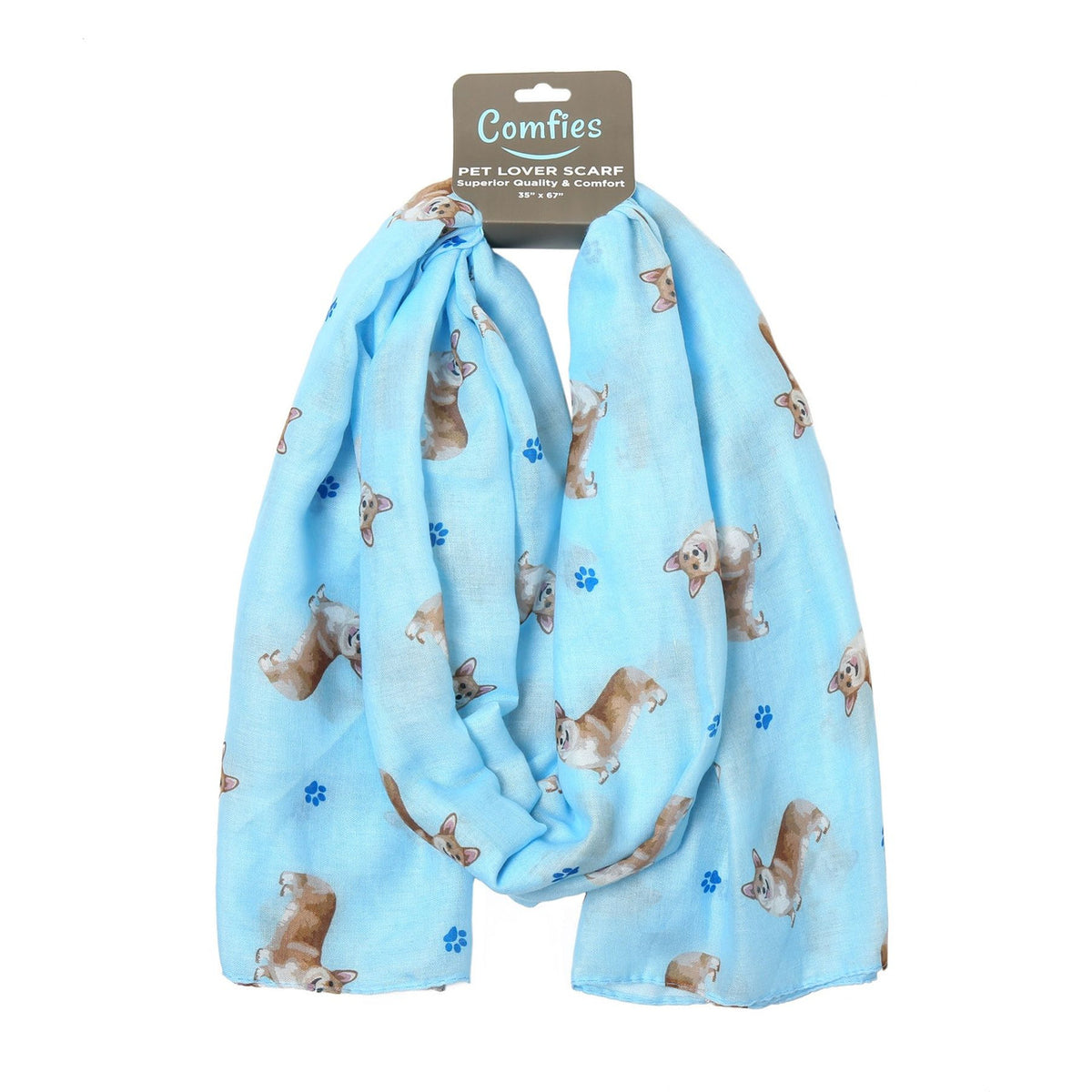 E&S Pet Lover Scarf - Welsh Corgi (631-100)
