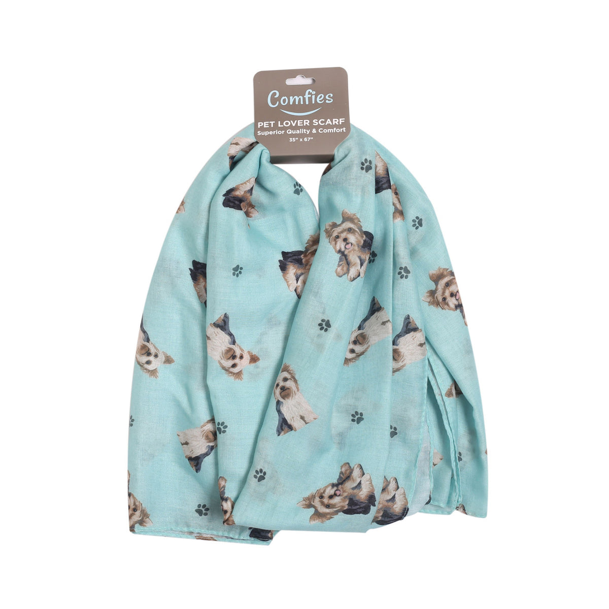 E&S Pet Lover Scarf - Yorkshire Terrier (Yorkie) (631-46)