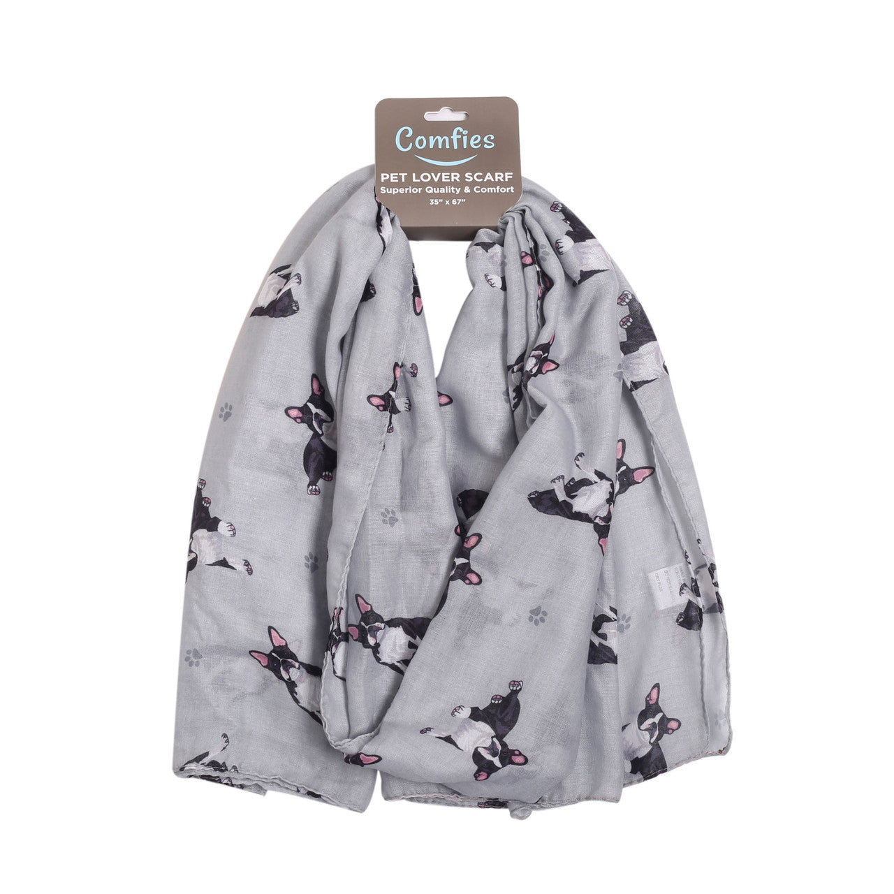 E&S Pet Lover Scarf - Boston Terrier (631-76)