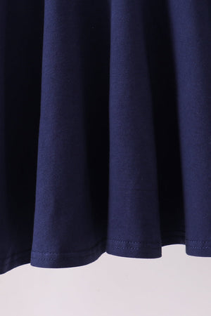 Premium Navy Auburn  tiger applique dress