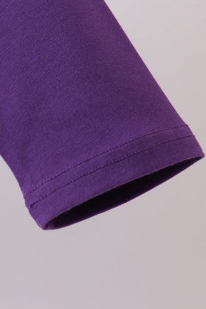Premium Purple LSU tiger applique top