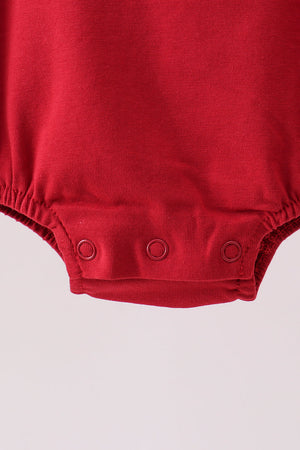 Premium Maroon Alabama elephant football applique bubble