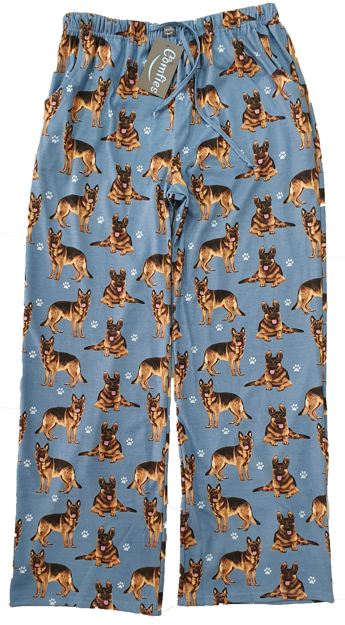 Comfies Unisex Pajama Bottoms - German Shepherd